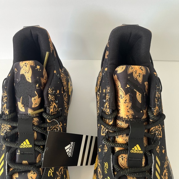 adidas | Shoes | Men Adidas Dame 7 Ric Flair Black Gold Basketball Shoes Lillard Gz7595 Size 35 